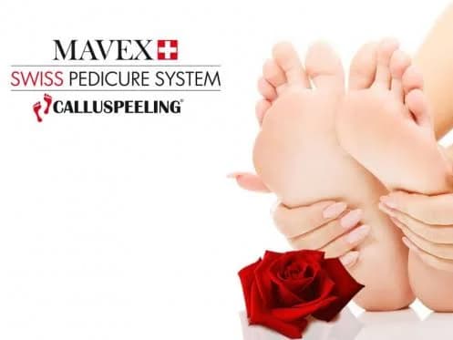 Medi foot calluspeel + cuticle work
